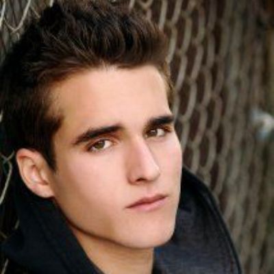 Daniel Samonas posing for a modeling shoot.